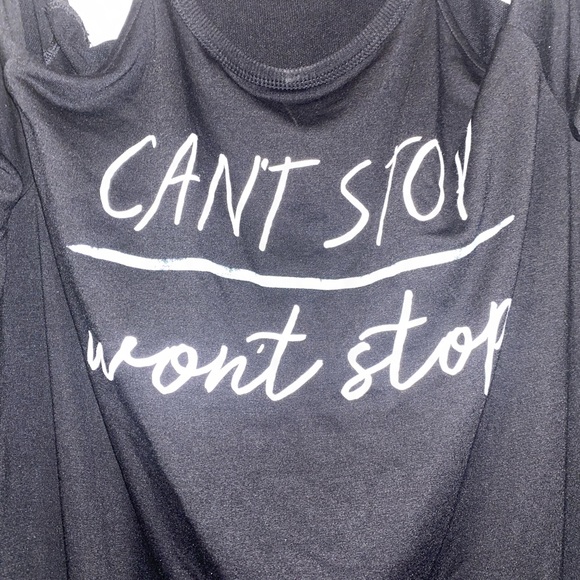 NWT! Torrid Active Size 3 CAN'T STOP BLACK COLD SHOULDER SWEATSHIRT - Picture 7 of 9